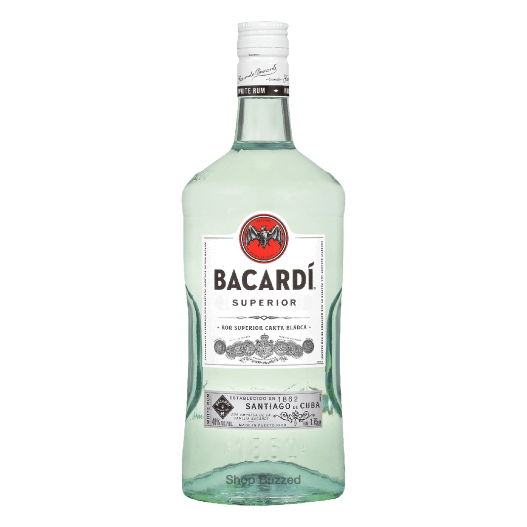 Bacardi Superior White Rum 1.75 L - Shop Buzzed