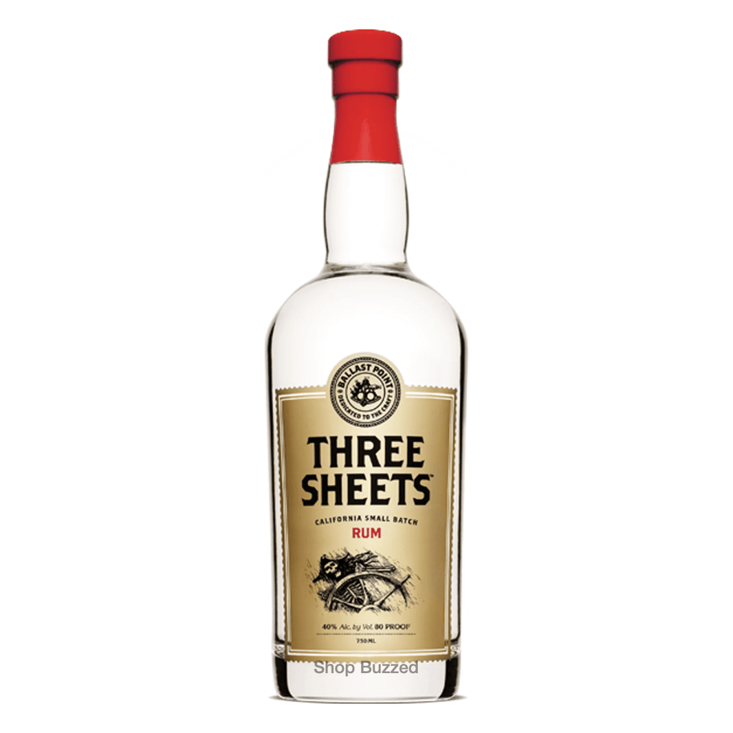 Ballast Point Three Sheets Barrel Aged Rum 80proof 750ml - Shop Buzzed