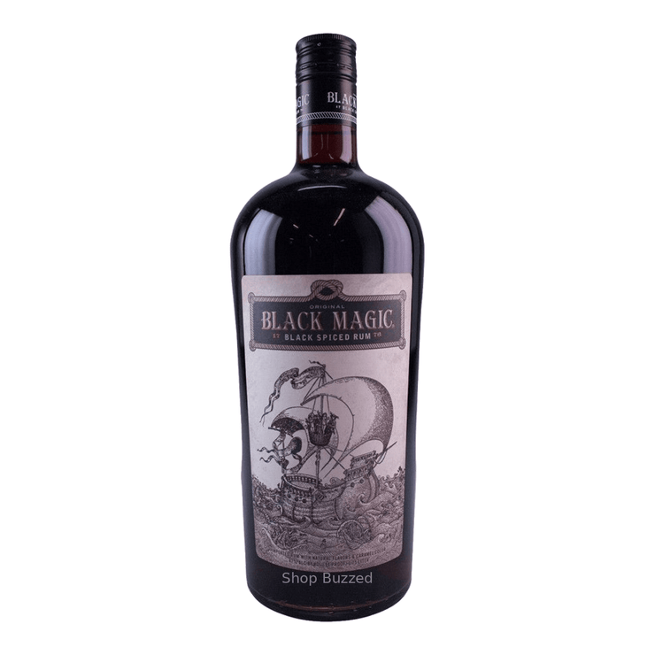 Black Magic Spiced Rum 1 L - Shop Buzzed