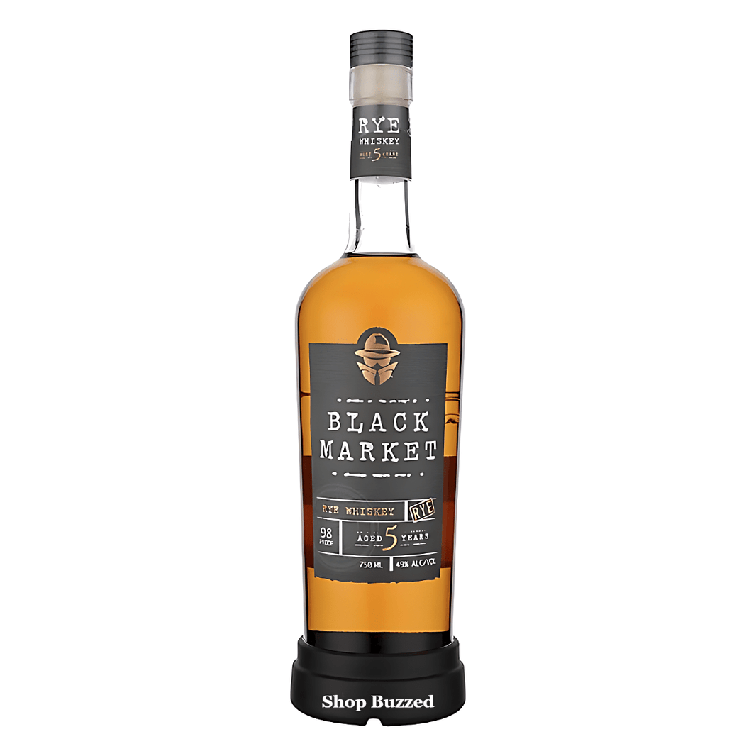 Black Market Rye Whisky 5 year 750ml - Shop Buzzed