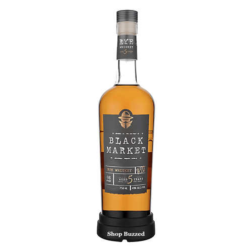Black Market Rye Whisky 5 year 750ml - Shop Buzzed