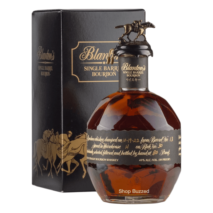 Blanton's Single Barrel Black Label Bourbon 750ml - Shop Buzzed