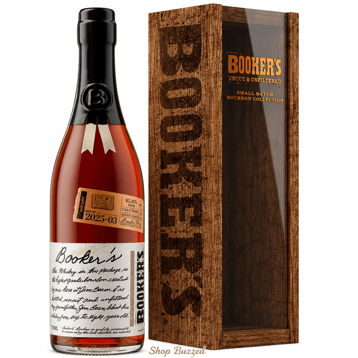 Booker's Small Batch Uncut and Unfiltered Jerry's Batch 2025-03 750 ML - Shop Buzzed
