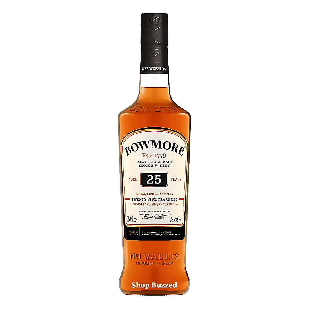 Bowmore 25 Year Small Batch Islay Single Malt Scotch 750ml - Shop Buzzed