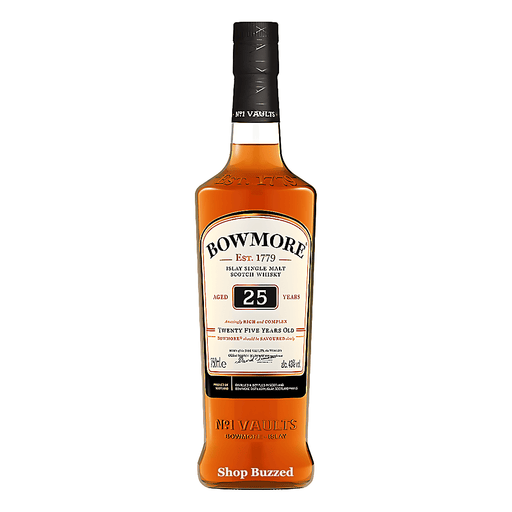 Bowmore 25 Year Small Batch Islay Single Malt Scotch 750ml - Shop Buzzed