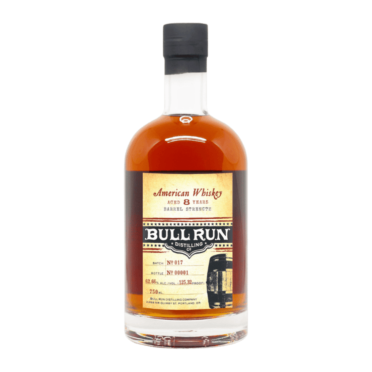 [Sell Online][Bull Run Distilling Co.] Bull Run Barrel Strength American Whiskey 8 Year 750ml