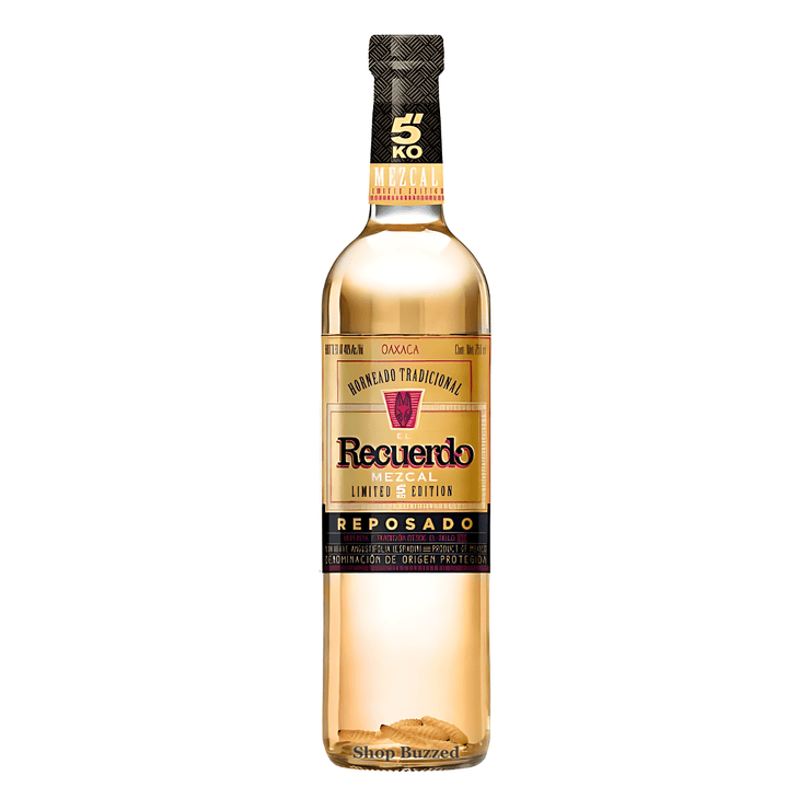 El Recuerdo Mezcal 5" KO Limited Edition Reposado 750ml - Shop Buzzed