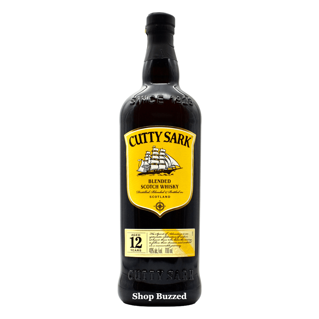 Cutty Sark Blended Scotch 12 year 700ml - Shop Buzzed