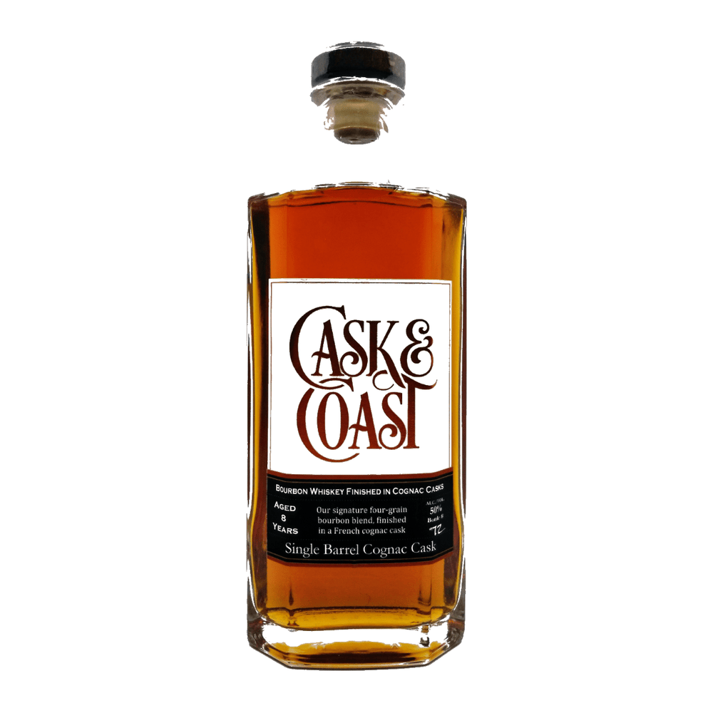 [Sell Online][Cask & Coast] Single Barrel Cognac Cask Finish Bourbon 700ml