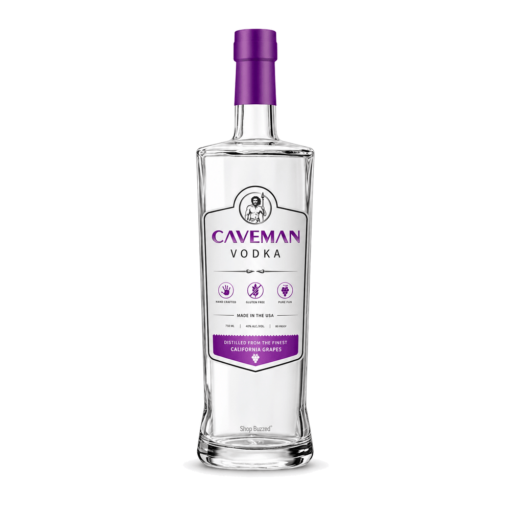 Caveman Vodka 750ml - Shop Buzzed