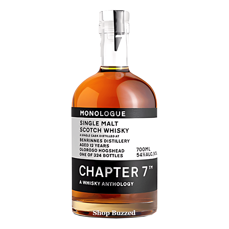 Chapter 7 Monologue Benrinnes 12 Year Old Oloroso Finish 700ml - Shop Buzzed