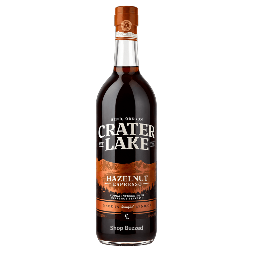 Crater Lake Hazelnut Espresso Vodka 750ml - Shop Buzzed
