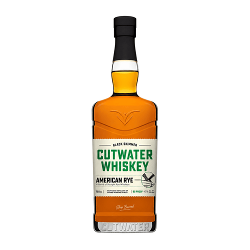 Cutwater Black Skimmer American Rye Whiskey 750ml - Shop Buzzed