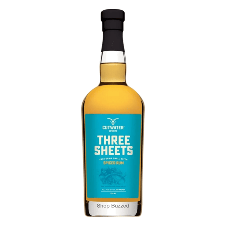 Cutwater Three Sheets Spiced Rum 750 ML - Shop Buzzed
