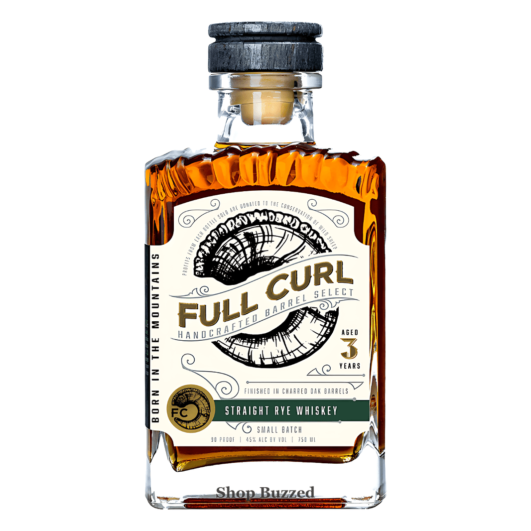 Full Curl Straight Rye Small Batch 3 year 750ml - Shop Buzzed