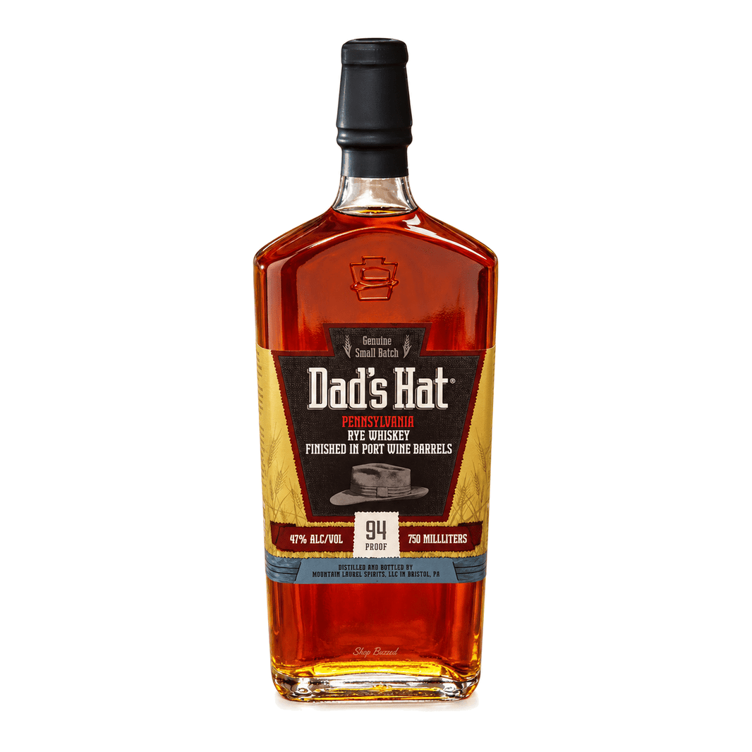 Dad’s Hat Port Wine Finish Pennsylvania Rye Whiskey 750ml - Shop Buzzed
