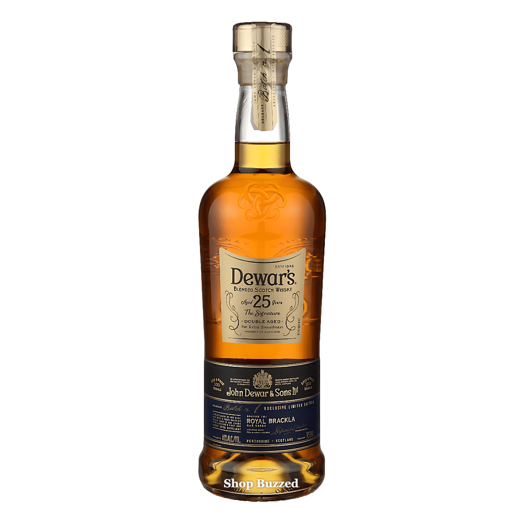 Dewar's Signature 25 Year Blended Scotch Whisky 750ml - Shop Buzzed