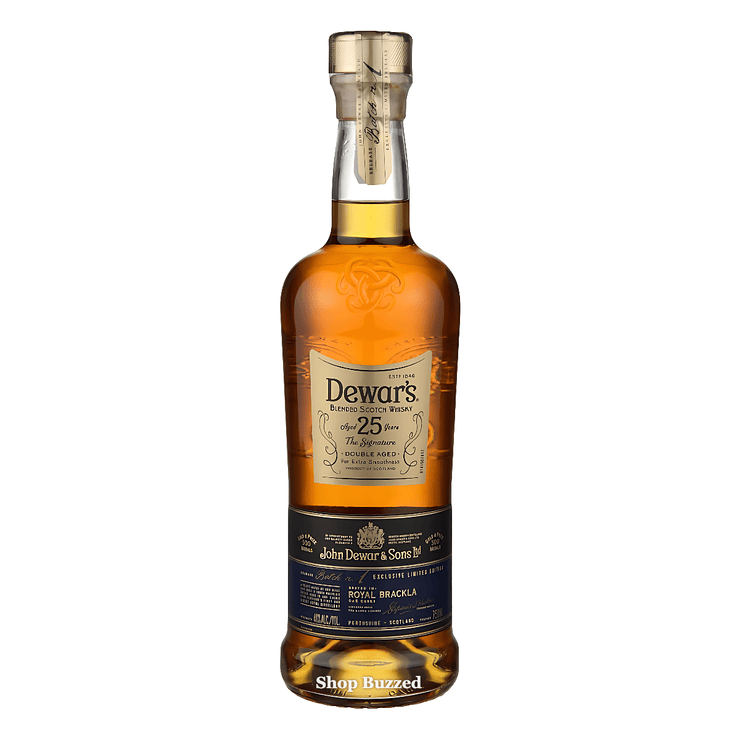 Dewar's Signature 25 Year Blended Scotch Whisky 750ml - Shop Buzzed