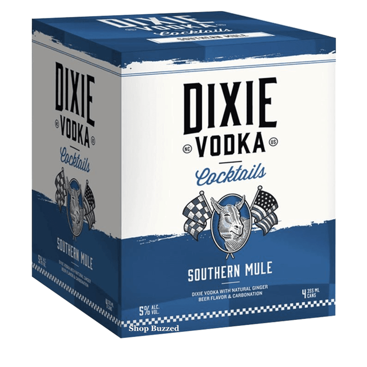 Dixie Southern Mule Vodka Cocktail 4-Pack 4 x 355ml - Shop Buzzed
