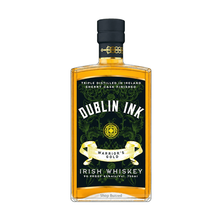 Dublin Ink Warrior's Gold Irish Whiskey 750ml - Shop Buzzed