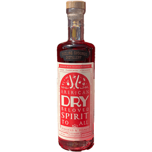 Dueling Grounds American Dry Gin Hibiscus & Honey 750ml - Shop Buzzed