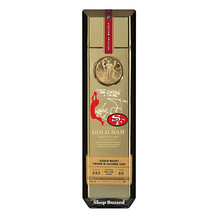 Gold Bar 49ers The Catch Limited Edition 750ml - Shop Buzzed
