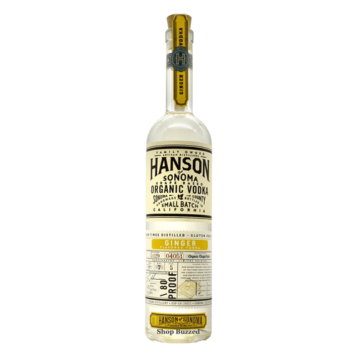 Hanson of Sonoma Organic Ginger Vodka 750ml - Shop Buzzed