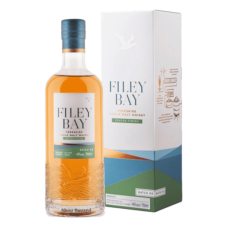 Filey Bay Peated Finish Yorkshire Single Malt Whiskey 700ml - Shop Buzzed