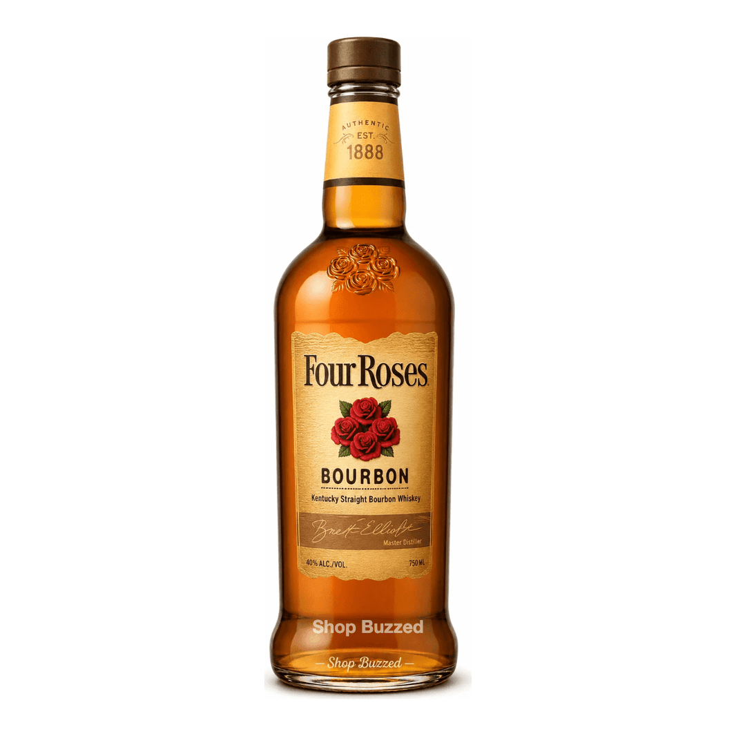Four Roses Yellow Label Kentucky Straight Bourbon Whiskey 750ml - Shop Buzzed