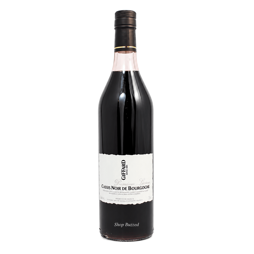Giffard Cassis Noir de Bourgogne Liqueur 750ml - Shop Buzzed