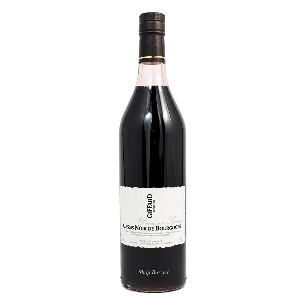 Giffard Cassis Noir de Bourgogne Liqueur 750ml - Shop Buzzed