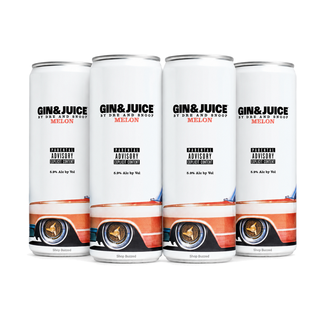Gin & Juice by Dre and Snoop Melon Cocktail 4 x 355ml