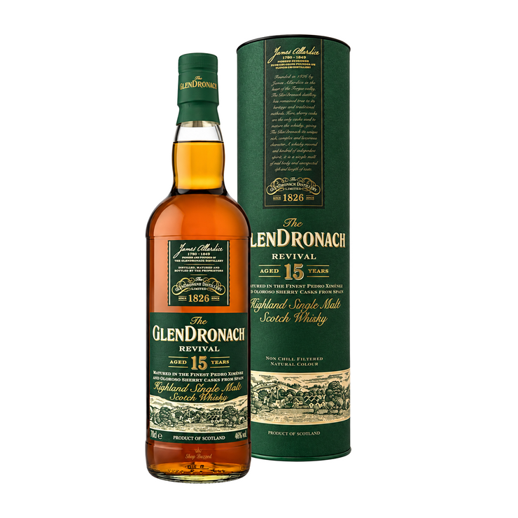GlenDronach 15 Year Revival Single Malt Scotch Whisky 700ml — Shop Buzzed