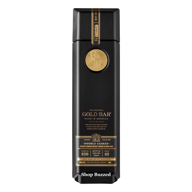 Gold Bar Double Casked Straight Bourbon 750ml - Shop Buzzed