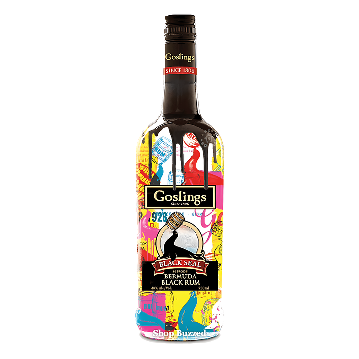 Goslings Black Seal Rum artist edition 750ml - Shop Buzzed