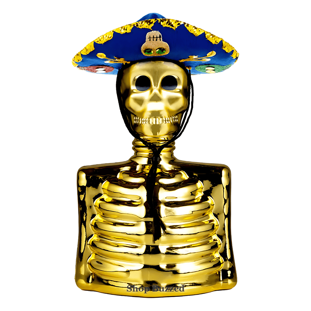 Skelly Anejo W/ mariachi hat 750ml - Shop Buzzed