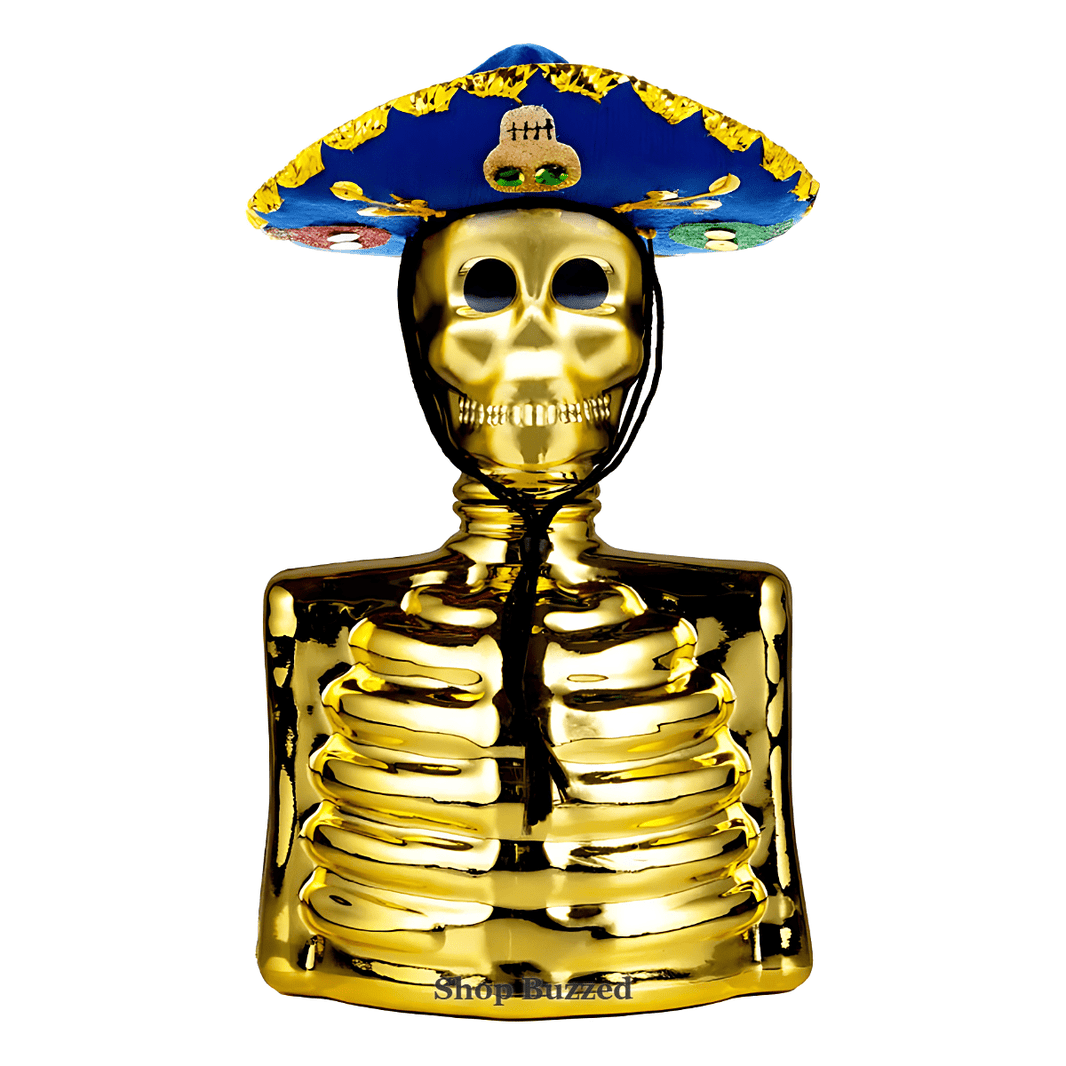 Skelly Anejo W/ mariachi hat 750ml - Shop Buzzed
