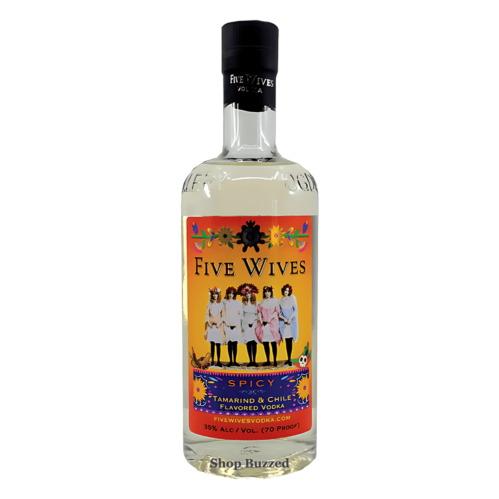 Five Wives Spicy Tamarind & Chile Flavored Vodka 750ml - Shop Buzzed