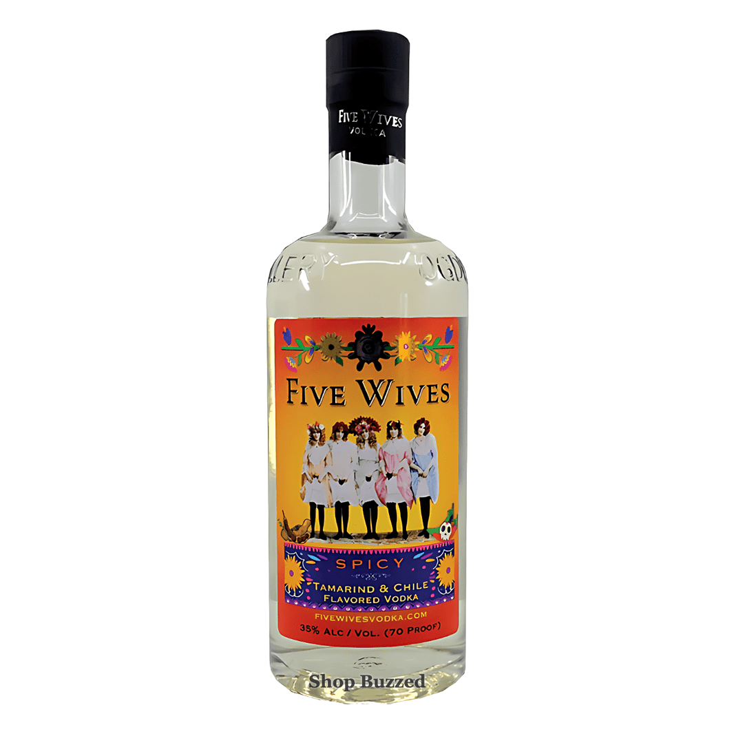 Five Wives Spicy Tamarind & Chile Flavored Vodka 750ml - Shop Buzzed