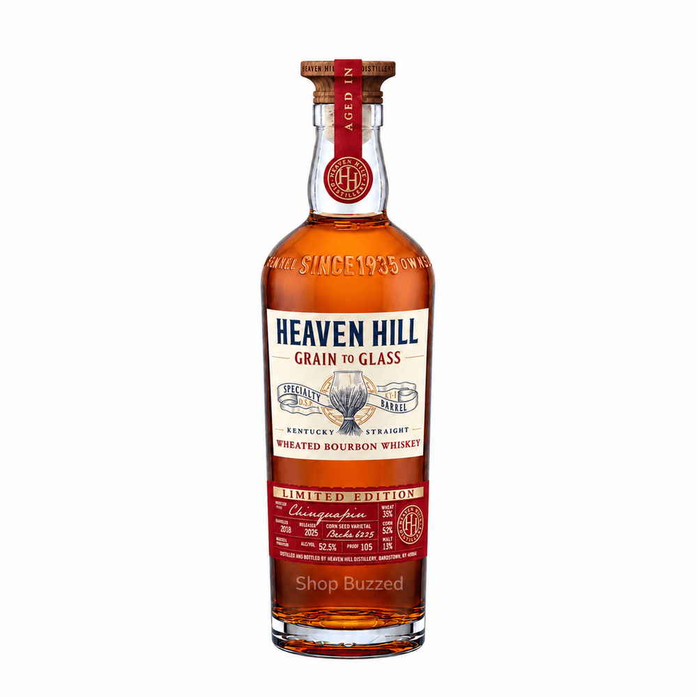 Heaven Hill Grain to Glass Wheated Bourbon Chinquapin 700ml - Shop Buzzed