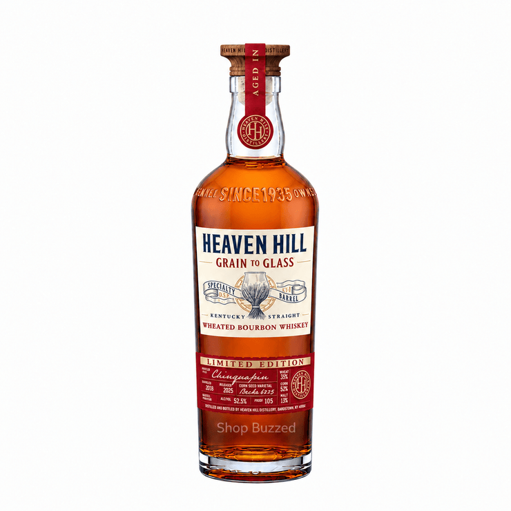Heaven Hill Grain to Glass Wheated Bourbon Chinquapin 700ml - Shop Buzzed