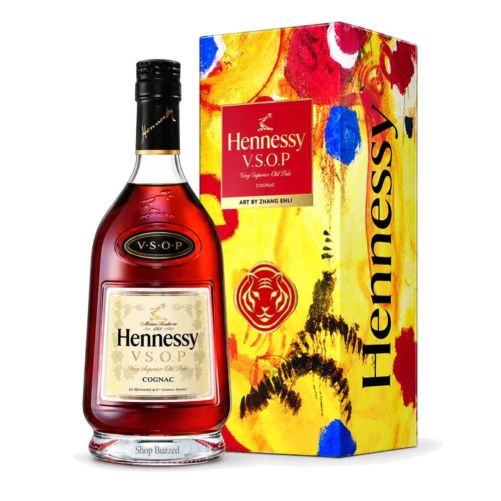 Hennessy VSOP Limited Edition Box by ZHANG ENLI (Yellow and Red) 2022 750ml - Shop Buzzed