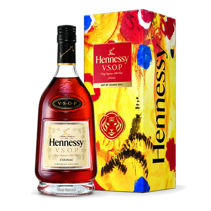 Hennessy VSOP Limited Edition Box by ZHANG ENLI (Yellow and Red) 2022 750ml - Shop Buzzed