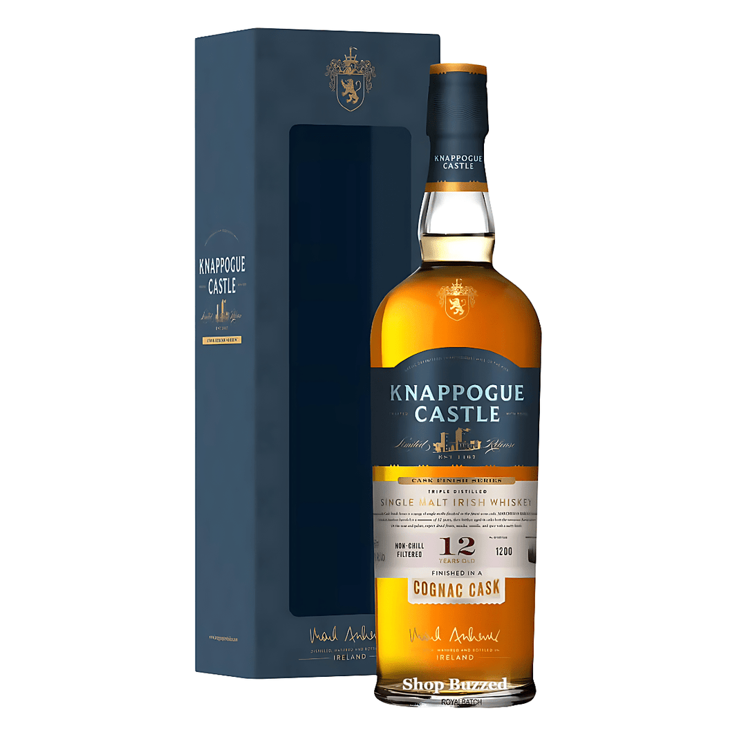 Knappogue Castle Cognac Cask Single Malt Irish Whiskey 12 year 750ml - Shop Buzzed