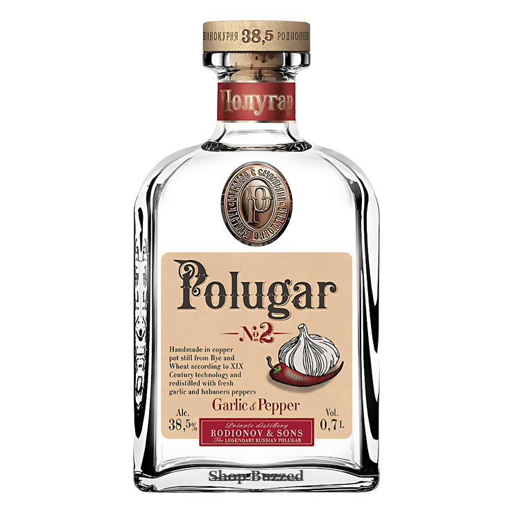 Polugar No 2 Garlic and Pepper 750ml - Shop Buzzed
