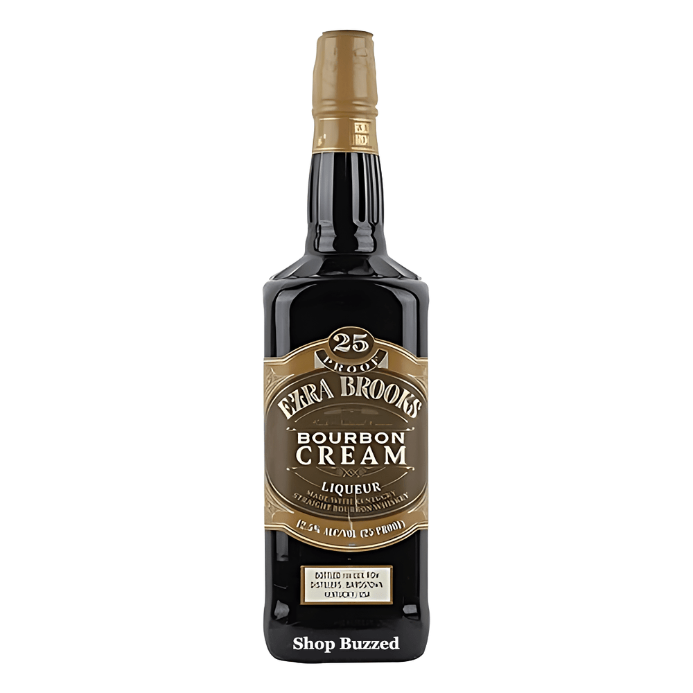 Ezra Brooks Bourbon Cream Liqueur 750ml - Shop Buzzed