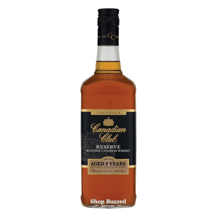 Canadian Club 9 Year Old Reserve Canadian Whisky 750ml - Shop Buzzed