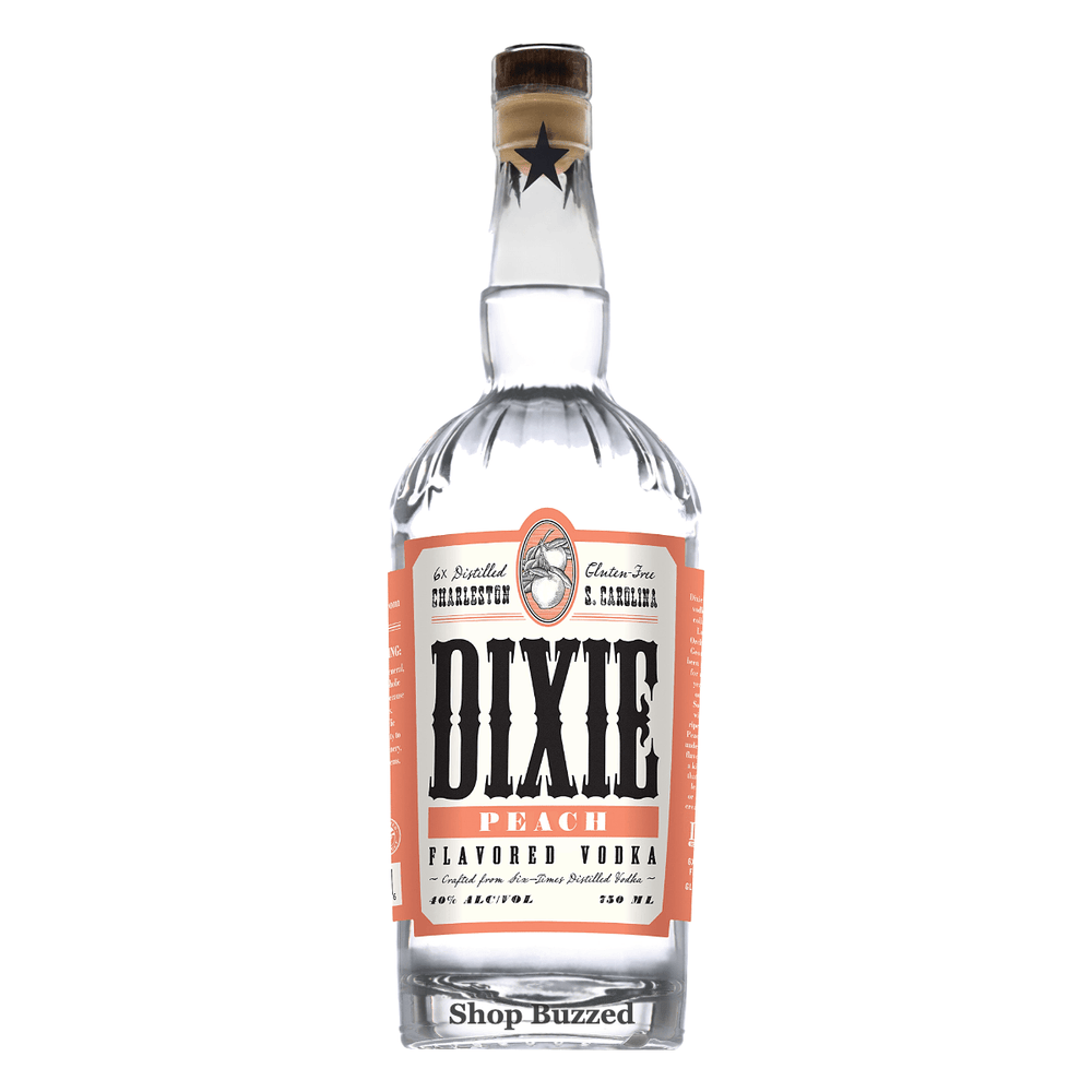 Dixie Peach Flavored Vodka 750ml - Shop Buzzed
