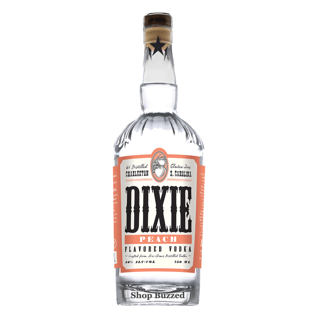 Dixie Peach Flavored Vodka 750ml - Shop Buzzed