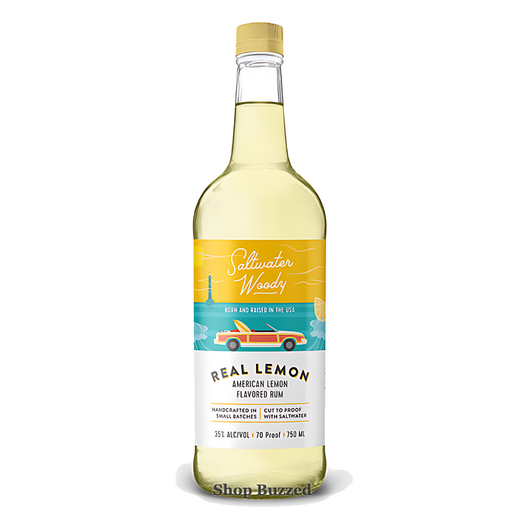 Saltwater Woody Real Lemon 750ml